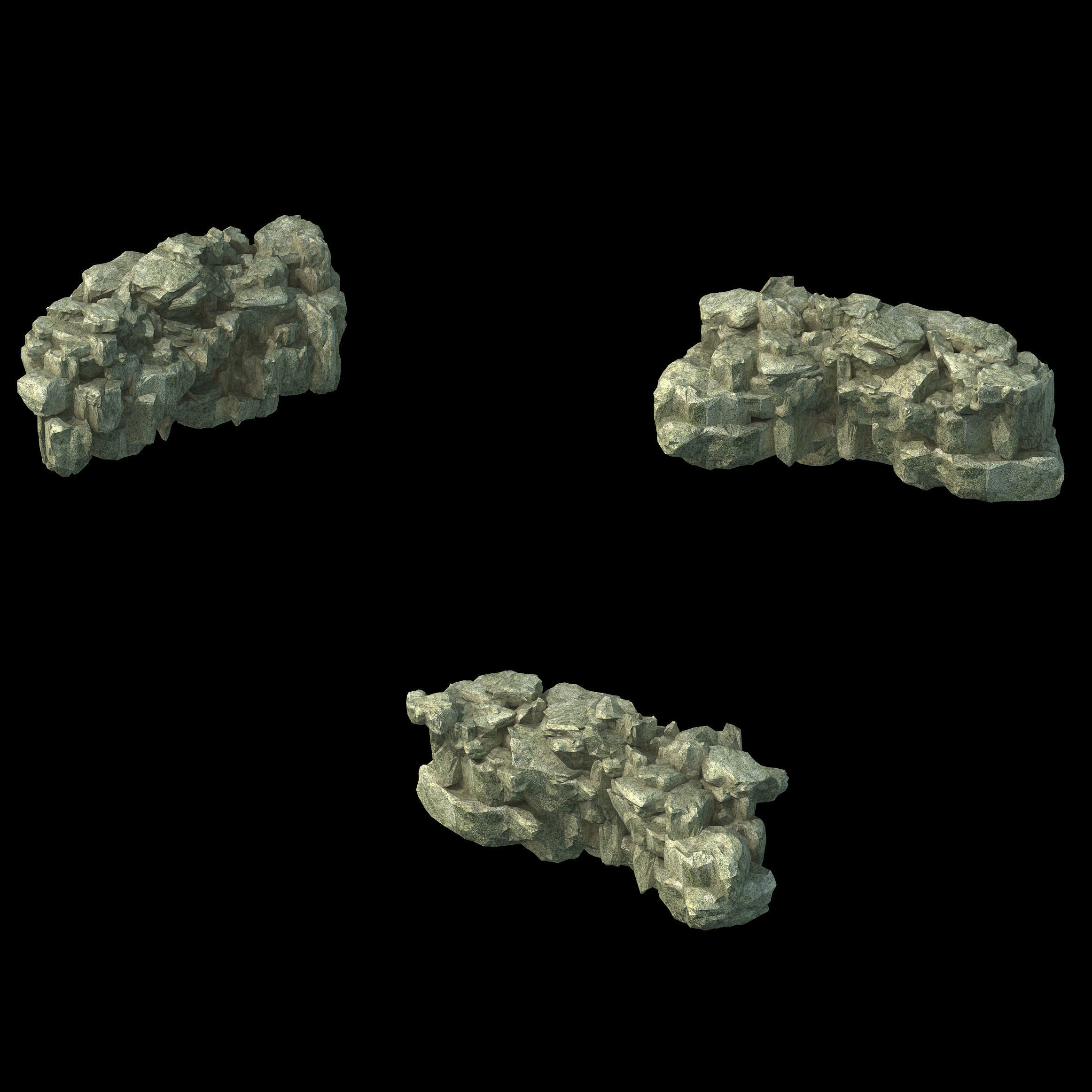 Mountain - Rock 037 3D model_5