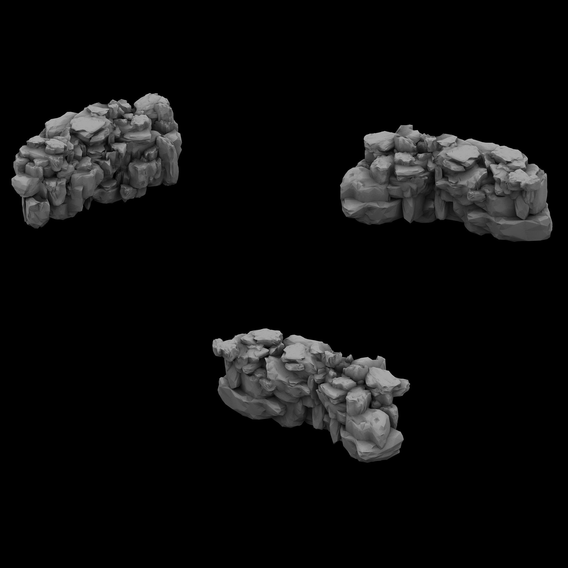 Mountain - Rock 037 3D model_2