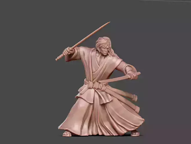 Ronin Gosai V2 - 35 mm scale 3D print model