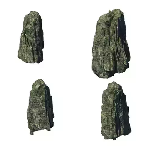 Yamagata - Stone 012 3D model