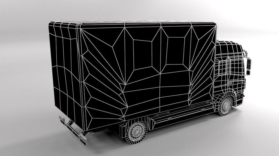 MERCEDES ATEGO 2015 LOWPOLY Low-poly 3D model_7