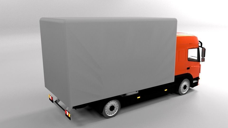 MERCEDES ATEGO 2015 LOWPOLY Low-poly 3D model_6