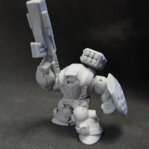 CHIBI-TECH SD - PYTHON MK-VII ARM 3D print model_3