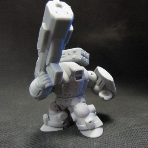 CHIBI-TECH SD - PYTHON MK-VII ARM 3D print model_5