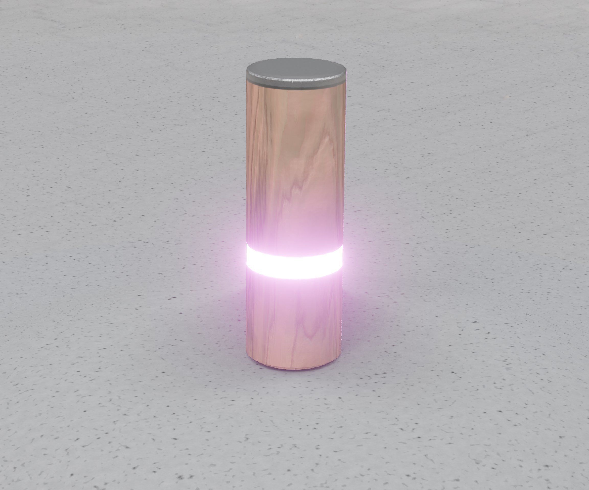 Wood Light-Column 5 - Low-Poly Street-Light Set-9 Low-poly 3D model_14