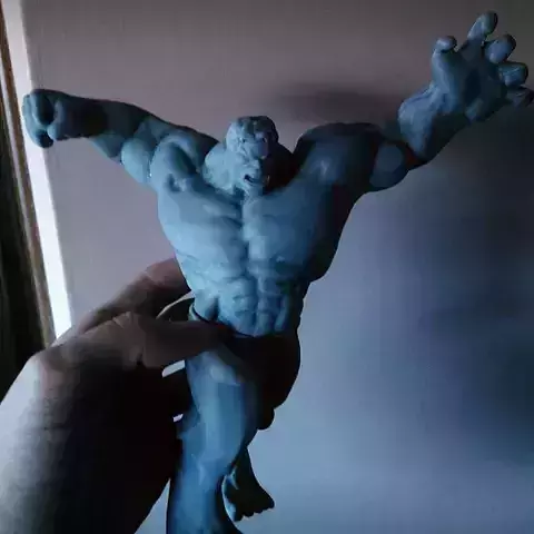 Anime character Hulk Hulk 3D design model 3D printed file