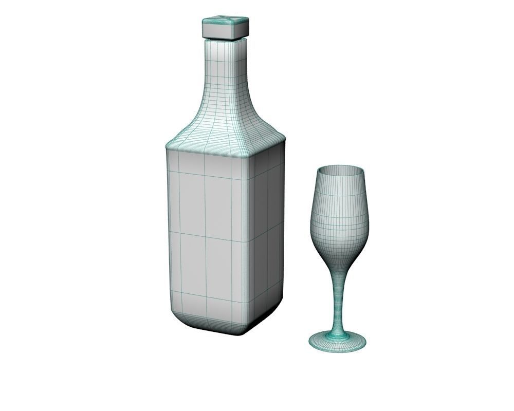Decanter 01 3D model_17