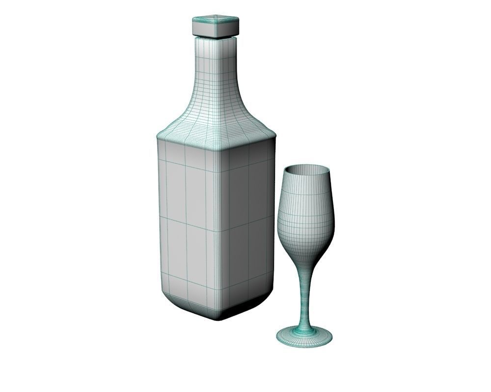 Decanter 01 3D model_18