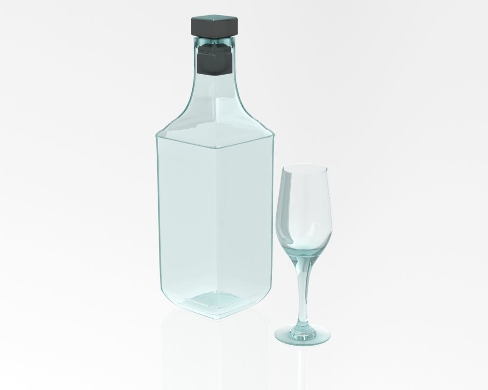 Decanter 01 3D model_5