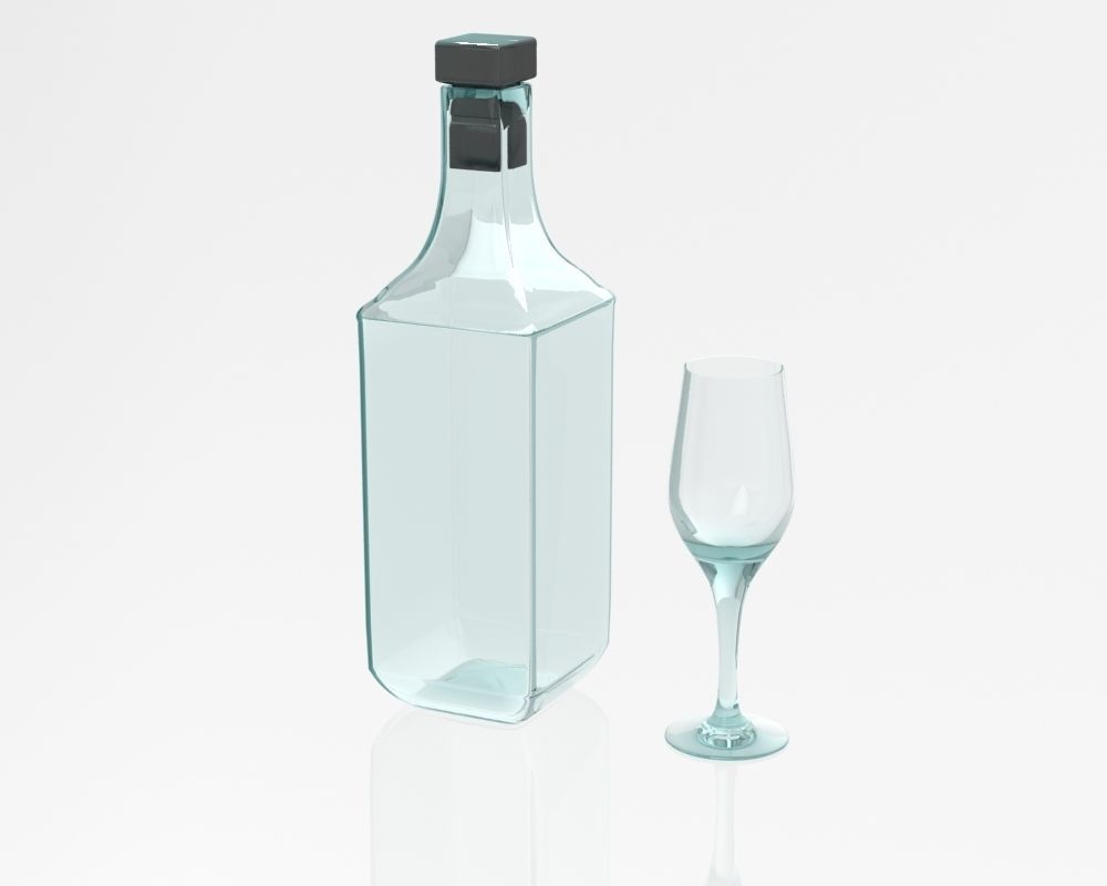 Decanter 01 3D model_4