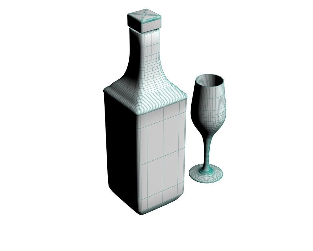 Decanter 01 3D model_21