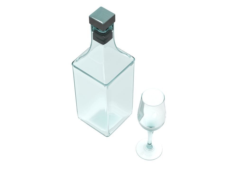 Decanter 01 3D model_11