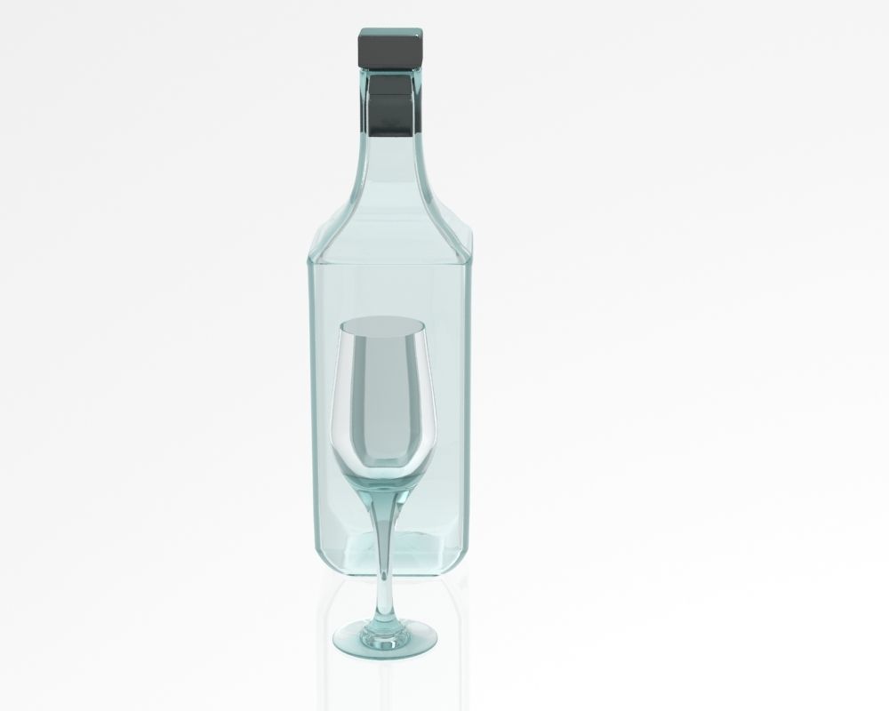 Decanter 01 3D model_8