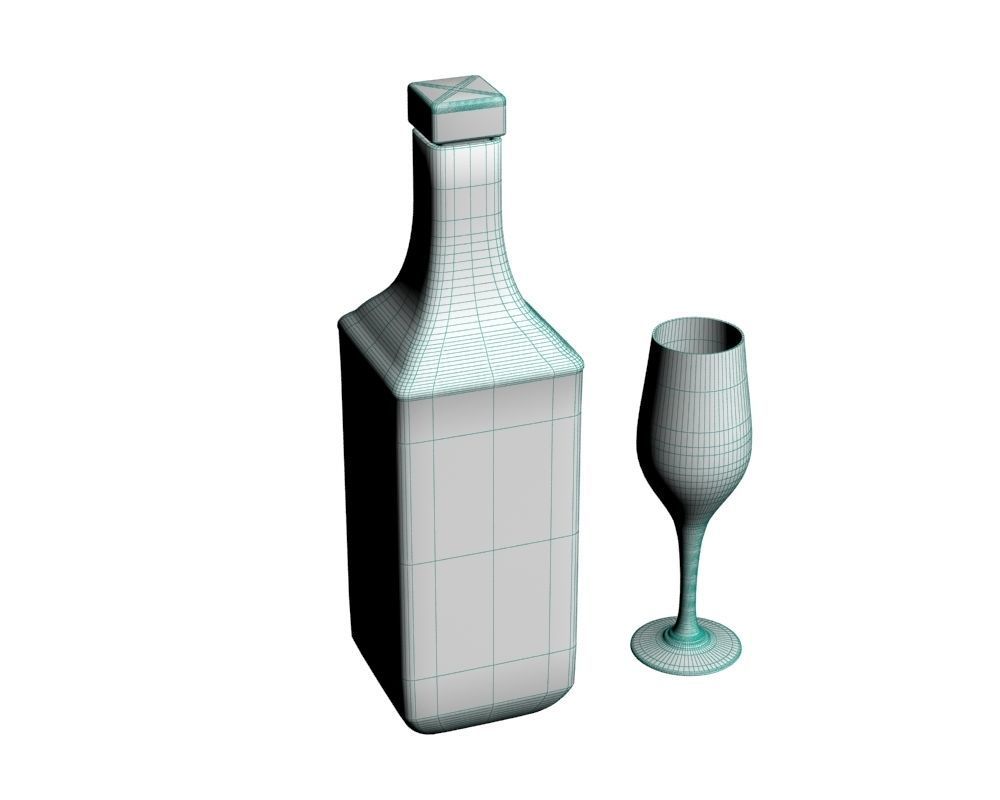 Decanter 01 3D model_22