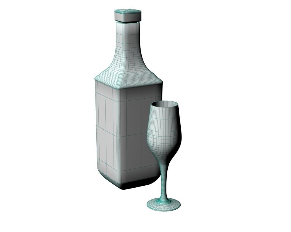 Decanter 01 3D model_19