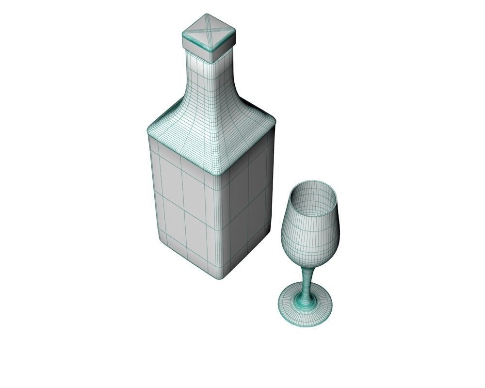 Decanter 01 3D model_20