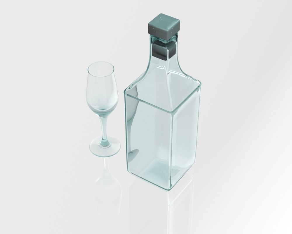 Decanter 01 3D model_13