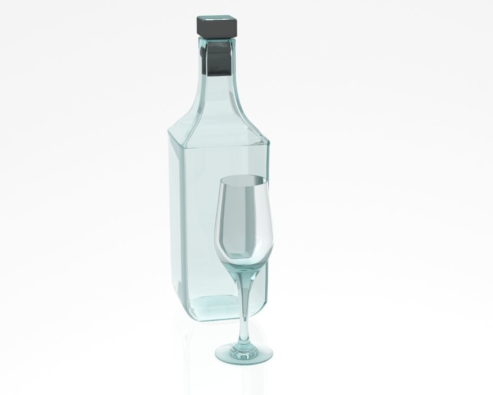 Decanter 01 3D model_7
