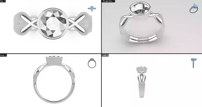 ininity basket ring - very nice 