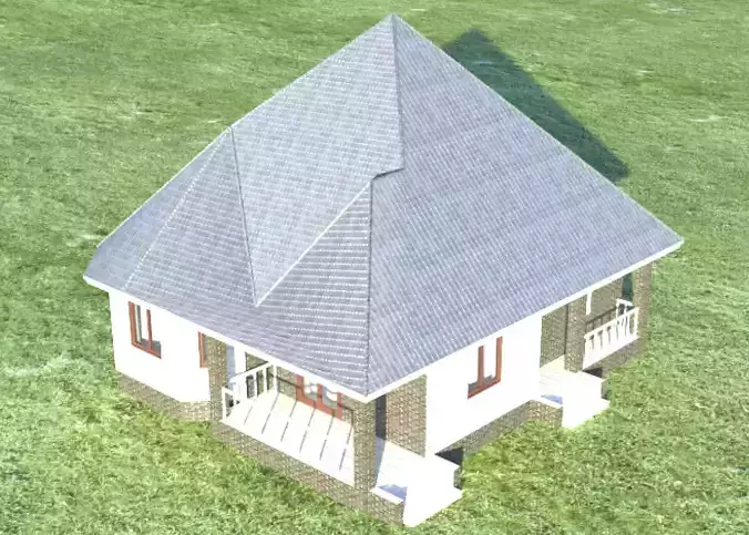 House with roof