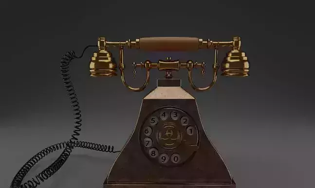 Antique telephone 