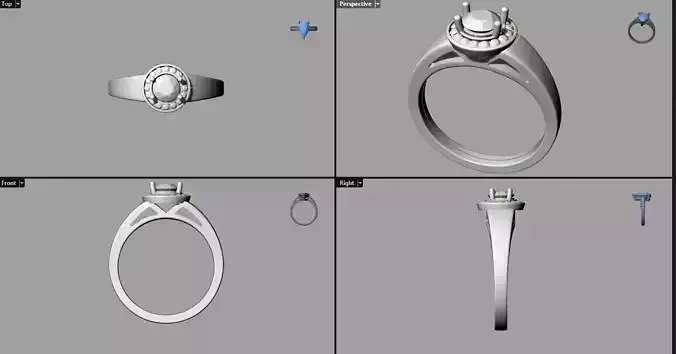 woman engagement ring