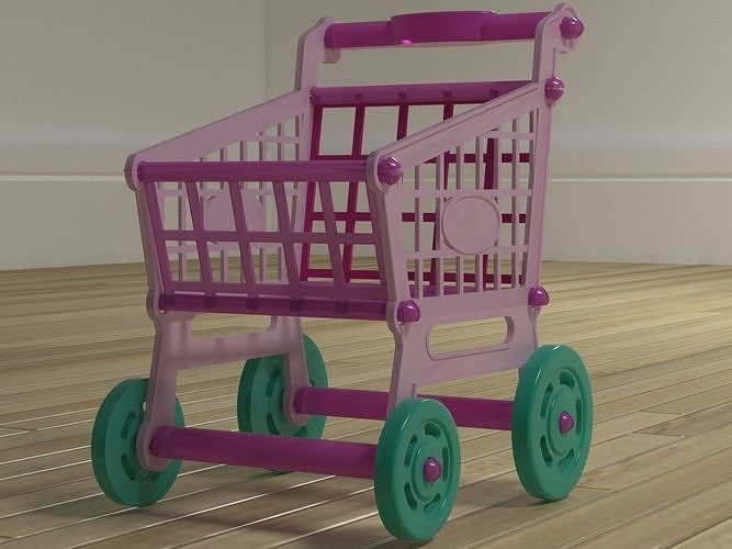 Shopping Cart for Kids 3D print model