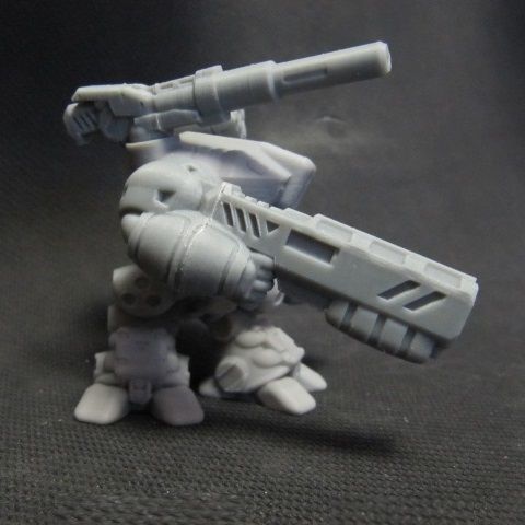 CHIBI-TECH SD - RAMPAGE ARM        3D print model_15