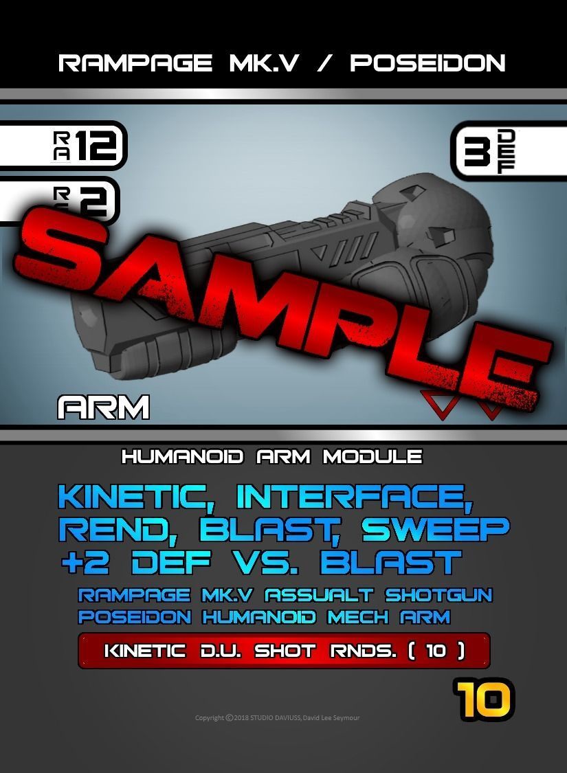 CHIBI-TECH SD - RAMPAGE ARM        3D print model_21