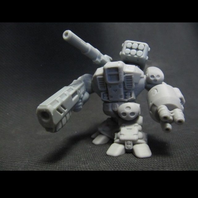 CHIBI-TECH SD - RAMPAGE ARM        3D print model_16