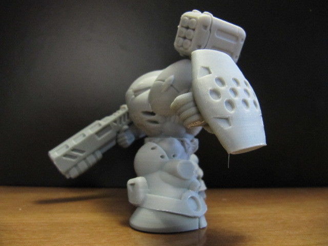 CHIBI-TECH SD - RAMPAGE ARM        3D print model_13