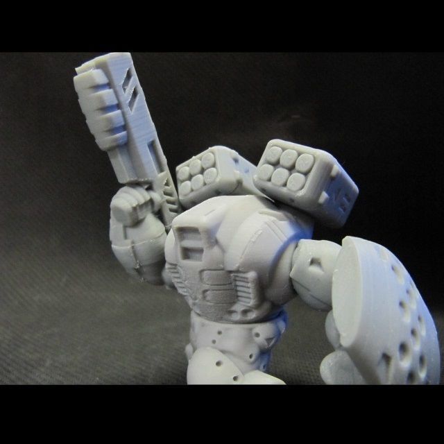 CHIBI-TECH SD - RAMPAGE ARM        3D print model_7