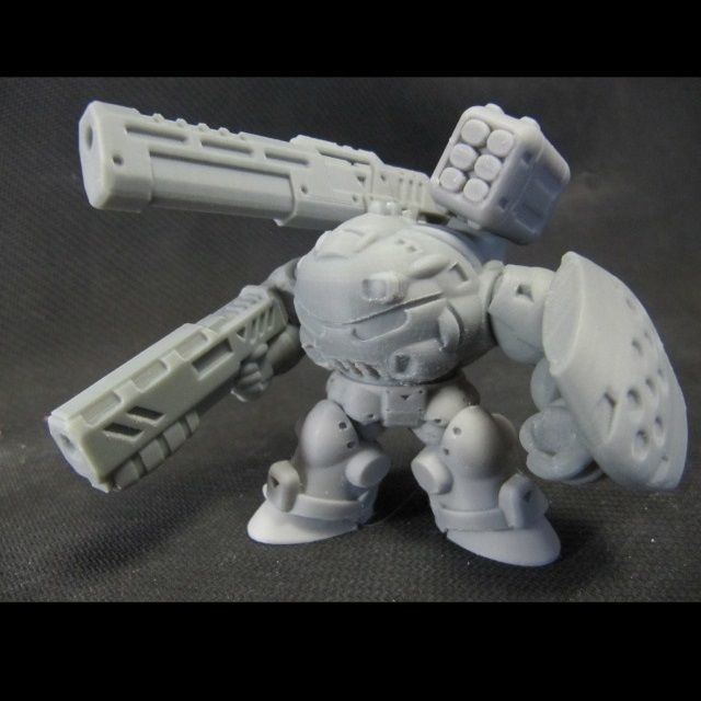 CHIBI-TECH SD - RAMPAGE ARM        3D print model_19