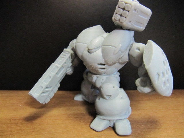CHIBI-TECH SD - RAMPAGE ARM        3D print model_11