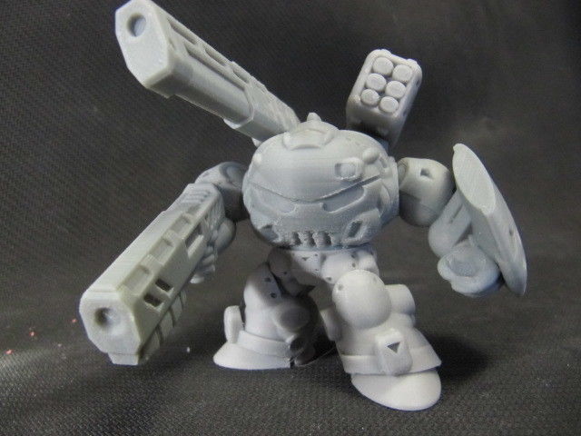 CHIBI-TECH SD - RAMPAGE ARM        3D print model_18