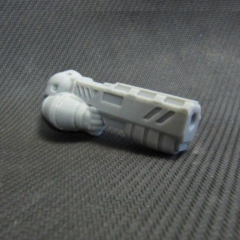 CHIBI-TECH SD - RAMPAGE ARM        3D print model_1