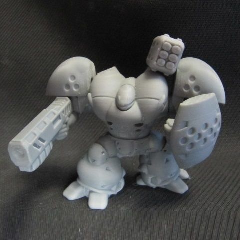 CHIBI-TECH SD - RAMPAGE ARM        3D print model_10