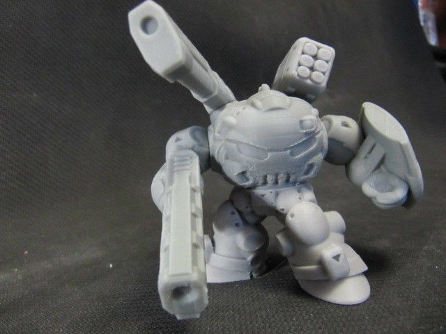 CHIBI-TECH SD - RAMPAGE ARM        3D print model_20
