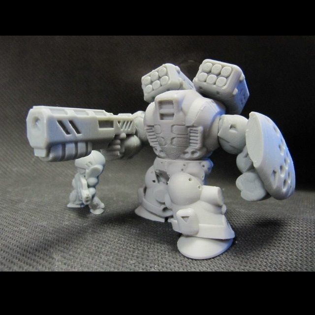 CHIBI-TECH SD - RAMPAGE ARM        3D print model_6