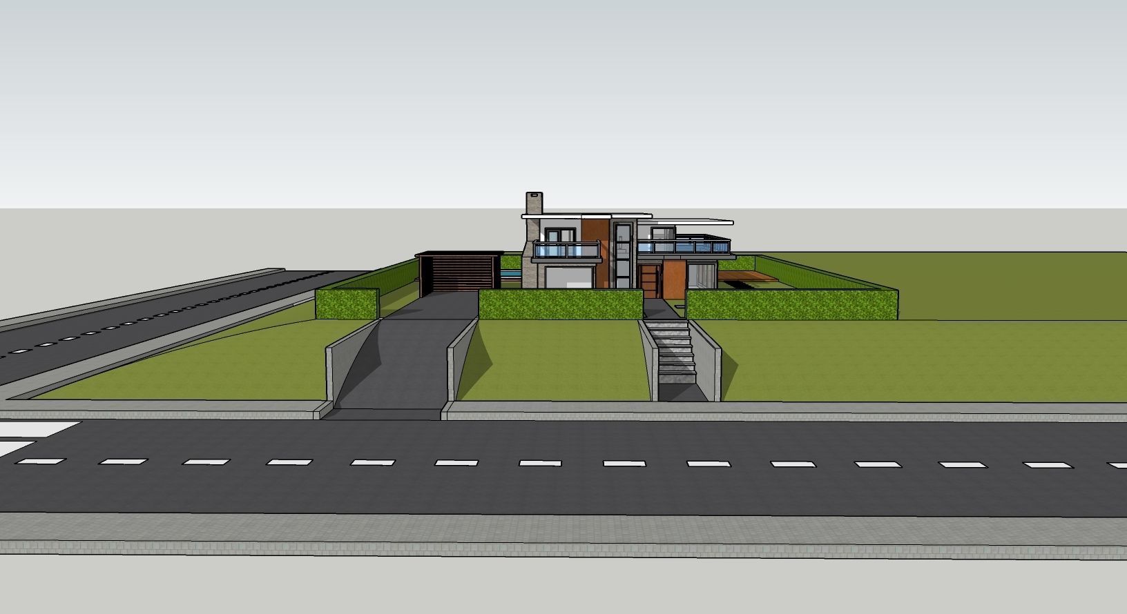 3D Villa With Garden 2 3D model_29