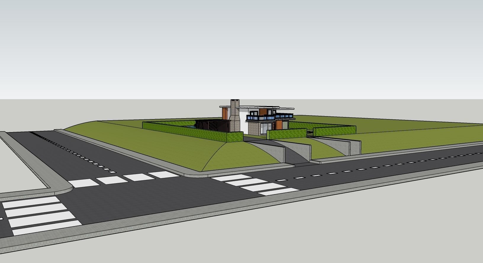 3D Villa With Garden 2 3D model_30