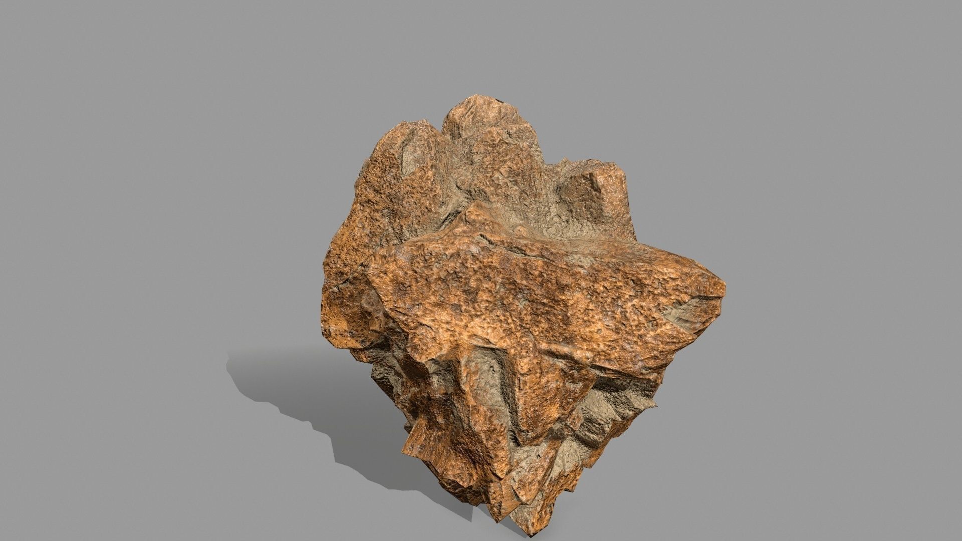 Rock Set Low-poly 3D model_13