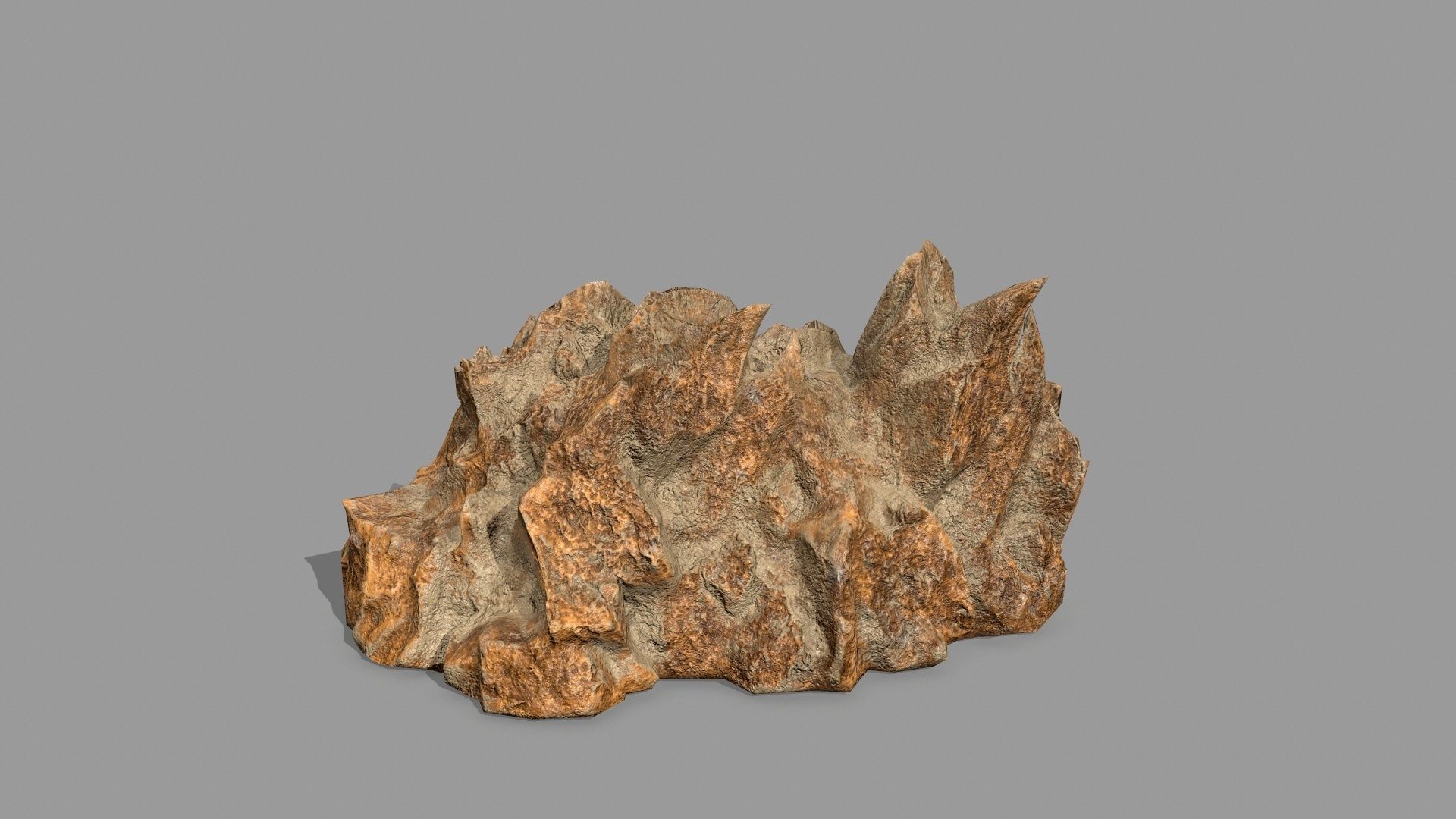 Rock Set Low-poly 3D model_15