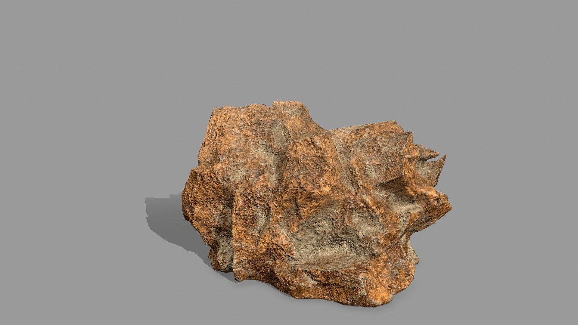 Rock Set Low-poly 3D model_9