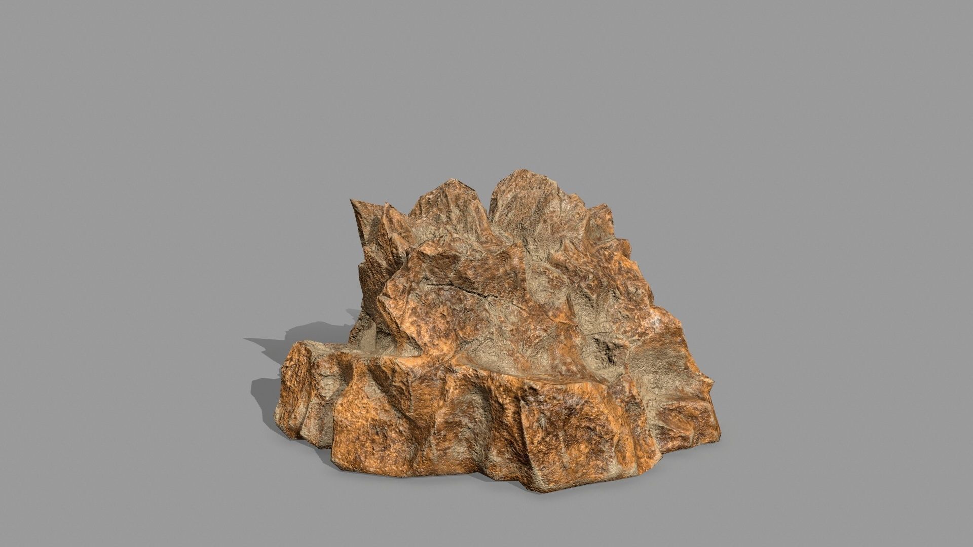 Rock Set Low-poly 3D model_17