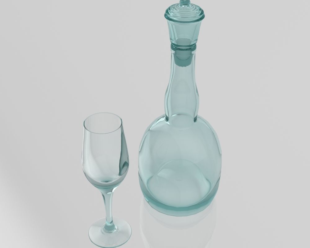 Decanter 02 3D model_5