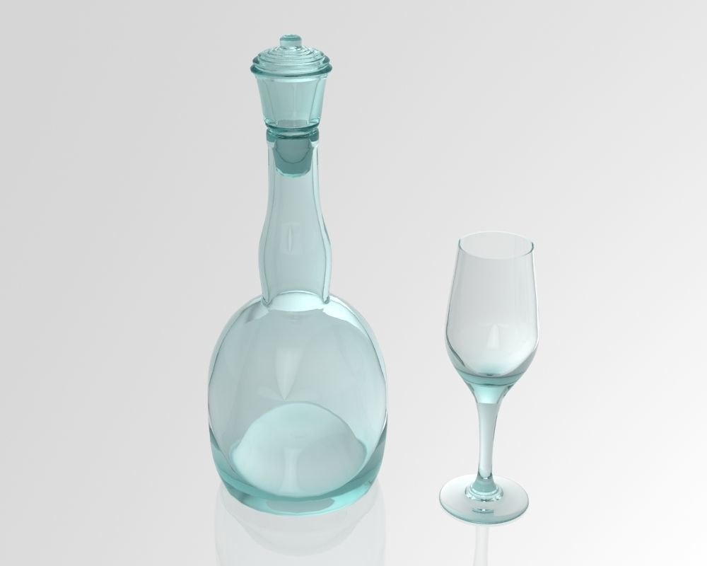 Decanter 02 3D model_4