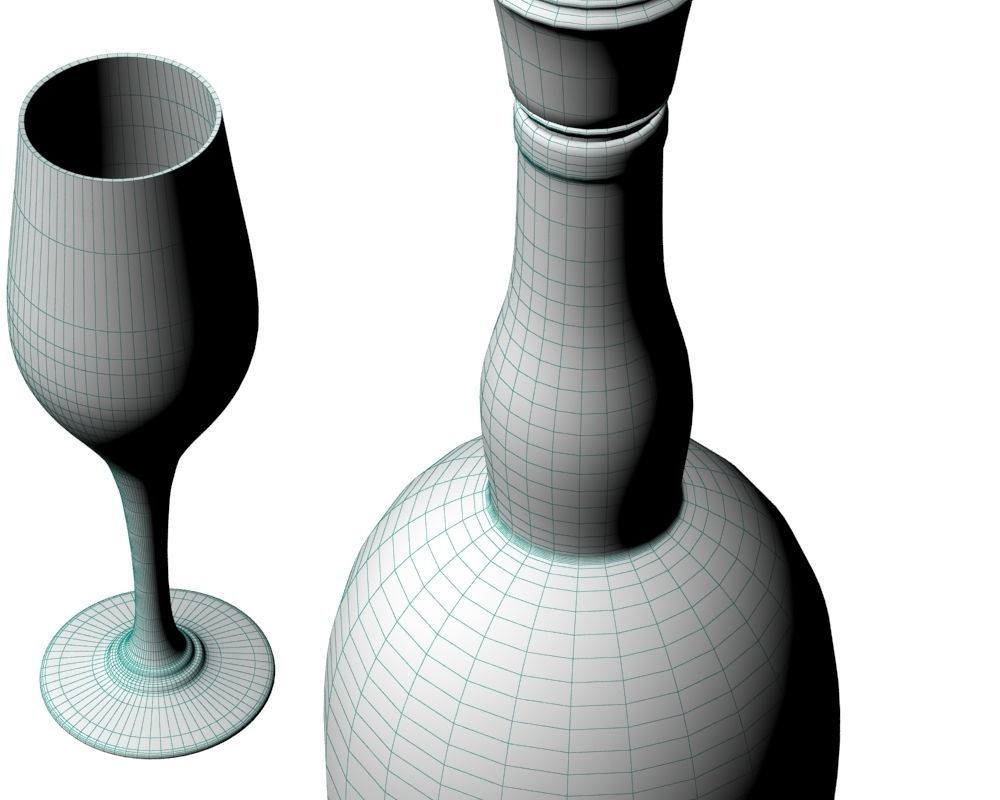 Decanter 02 3D model_16