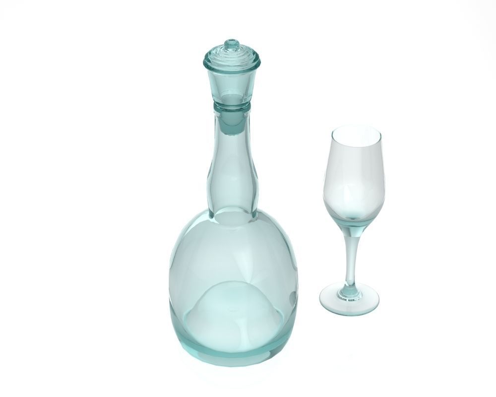 Decanter 02 3D model_1