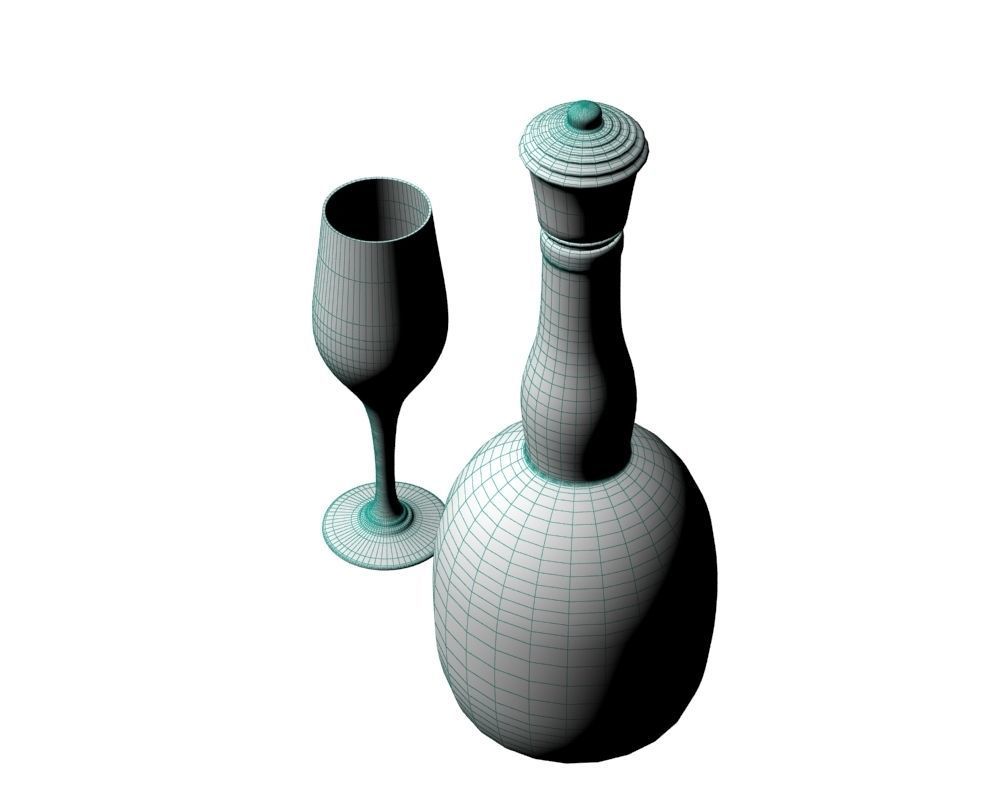 Decanter 02 3D model_15